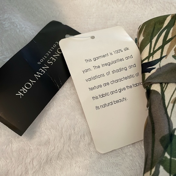 Rare 💯% Silk Jones New York NWT Full Skirt - Picture 5 of 17